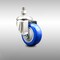 Service Caster 3 Inch 316SS Blue Polyurethane Wheel Swivel 1/2 Inch Threaded Stem Caster SCC SCC-SS316TS20S314-PPUB-BLUE-121315 - alternate 1